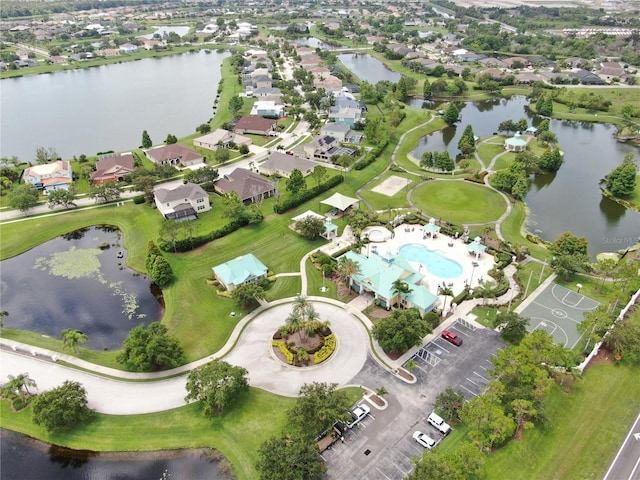 5324 Moon Shell Dr, Apollo Beach, FL 33572 - view of property location with a nearby body of water, nearby suburban area, and a pool