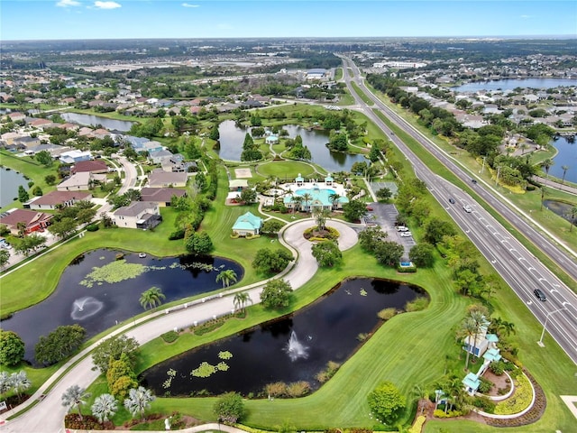 5324 Moon Shell Dr, Apollo Beach, FL 33572 - aerial view of property's location with a nearby body of water and nearby suburban area