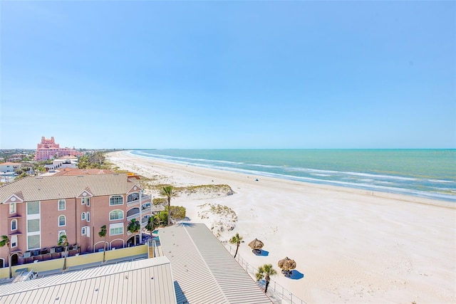 water view with a beach view