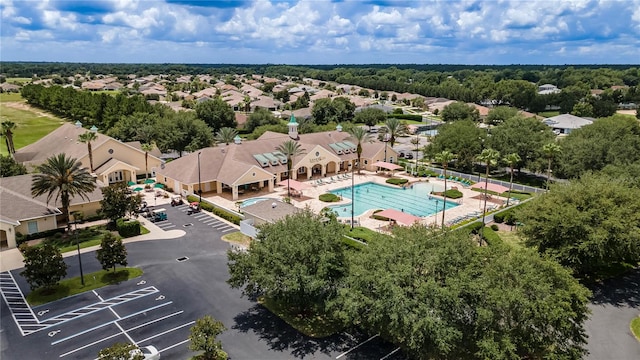 birds eye view of property featuring a residential view