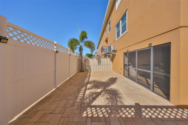 view of patio / terrace with fence