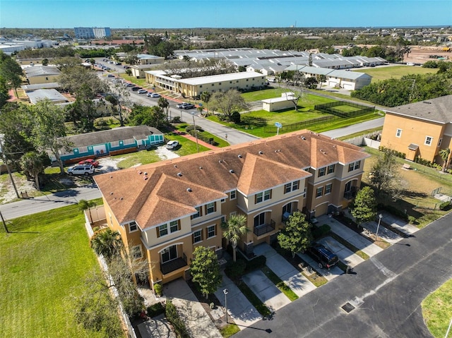 birds eye view of property featuring a residential view