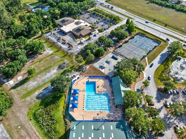 drone / aerial view