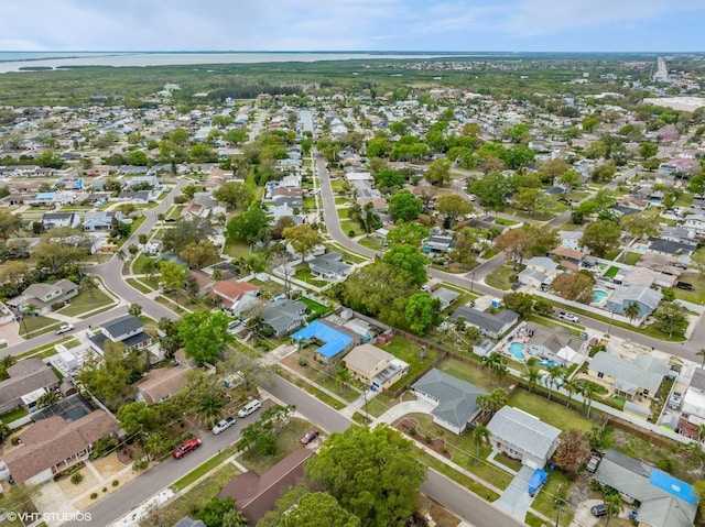 drone / aerial view featuring a residential view