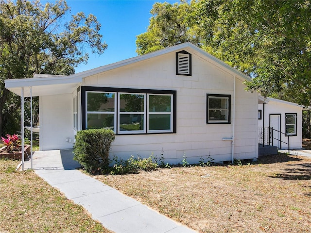 view of front of home