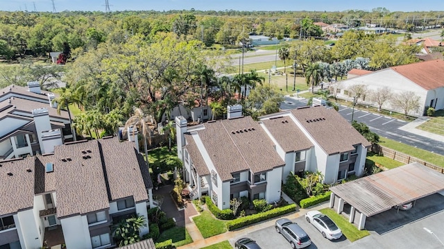 birds eye view of property featuring a residential view