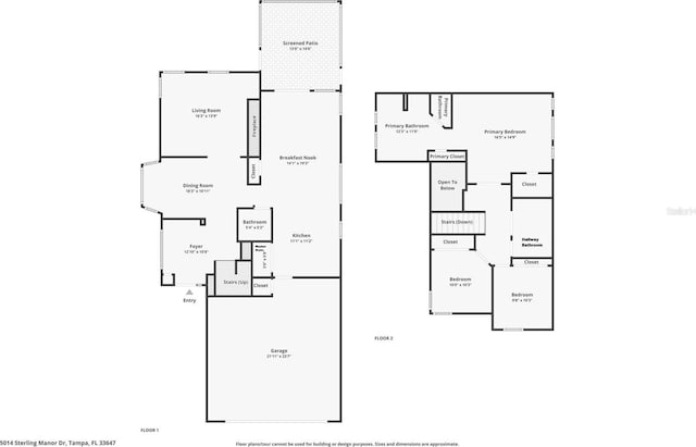 5014 Sterling Manor Dr, Tampa, FL 33647 - home floor plan