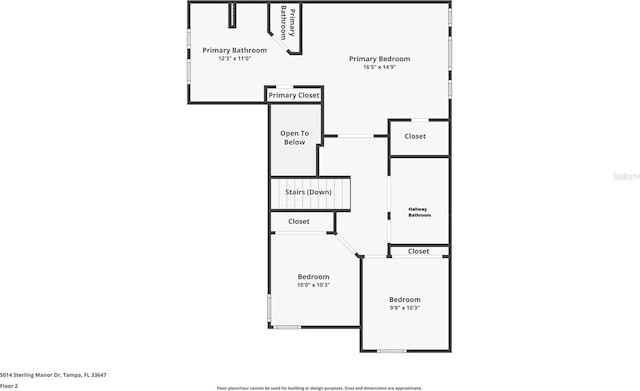 5014 Sterling Manor Dr, Tampa, FL 33647 - floor plan / room layout