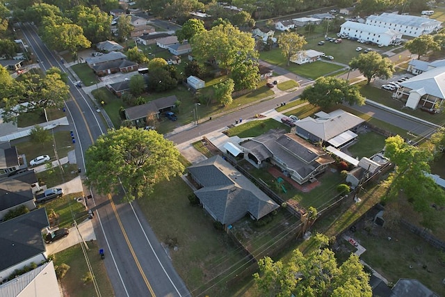 aerial view featuring a residential view