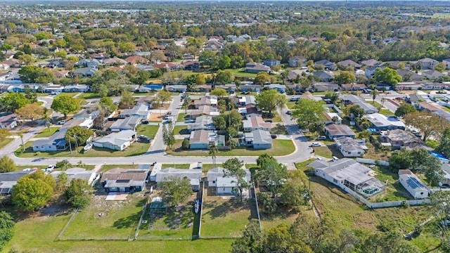 aerial view featuring a residential view