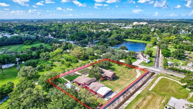 6501 62nd St N, Pinellas Park, FL 33781 - aerial view featuring a water view