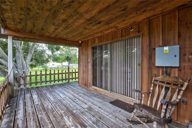 6501 62nd St N, Pinellas Park, FL 33781 - view of wooden terrace