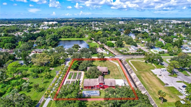 6501 62nd St N, Pinellas Park, FL 33781 - bird's eye view with a water view