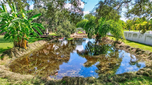 6501 62nd St N, Pinellas Park, FL 33781 - water view featuring fence