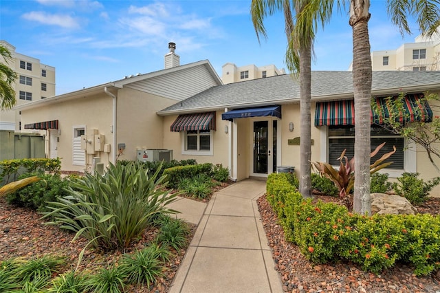 1200 Country Club Dr Unit 3303, Largo, FL 33771 - multi unit property featuring roof with shingles, a chimney, and stucco siding
