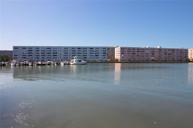 water view featuring a city view