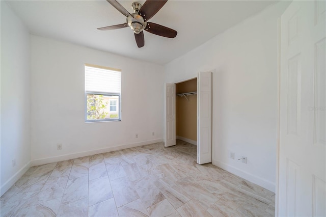 2234 Nottingham Greens Dr Unit 2234, Sun City Center, FL 33573 - unfurnished bedroom featuring baseboards and ceiling fan