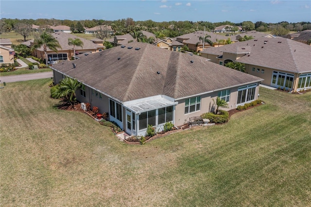 2234 Nottingham Greens Dr Unit 2234, Sun City Center, FL 33573 - aerial view featuring a residential view