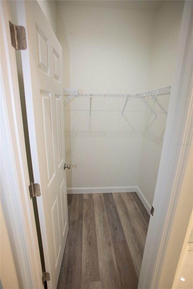 9445 Eldridge Rd, Spring Hill, FL 34608 - spacious closet with wood finished floors