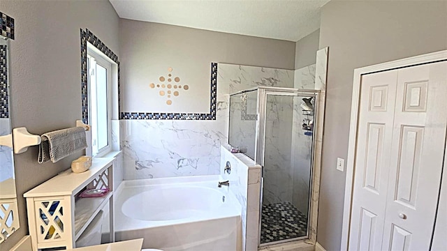 25631 Bruford Blvd, Land O Lakes, FL 34639 - bathroom with a garden tub and a stall shower