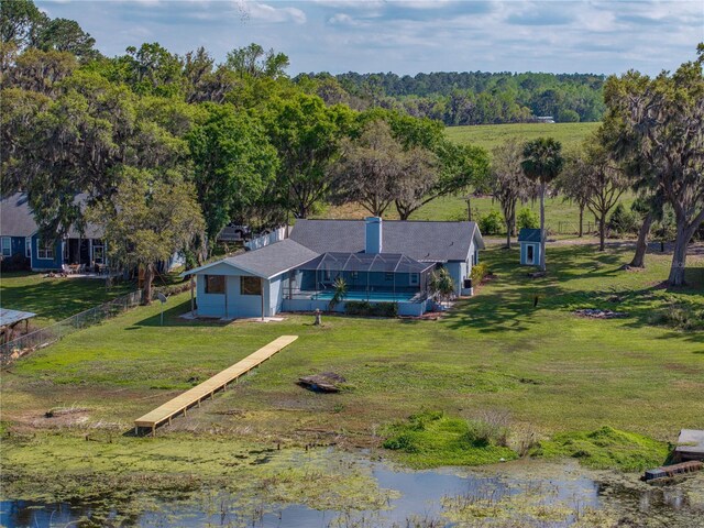 drone / aerial view