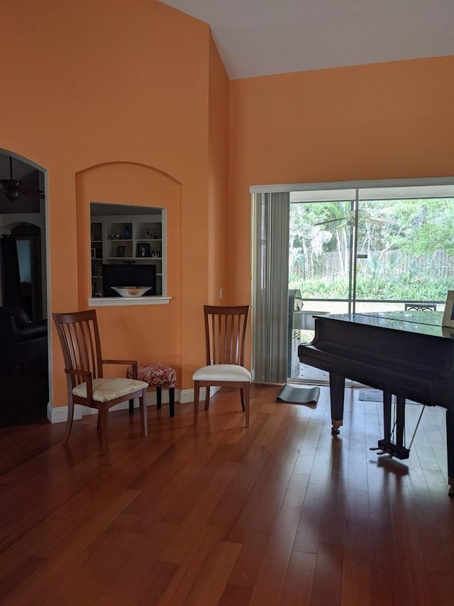 9636 Greenbank Dr, Riverview, FL 33569 - sitting room with a wealth of natural light, baseboards, and wood finished floors