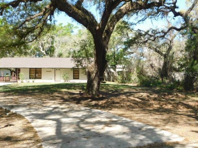 view of front facade with driveway