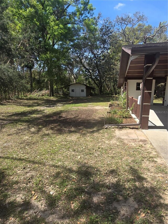 view of yard
