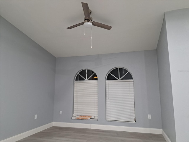 26 Clintwood Ave, Englewood, FL 34223 - unfurnished room featuring wood finished floors and a ceiling fan