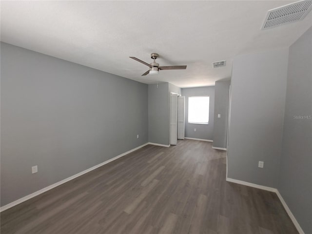 26 Clintwood Ave, Englewood, FL 34223 - unfurnished room featuring ceiling fan and dark wood-style floors