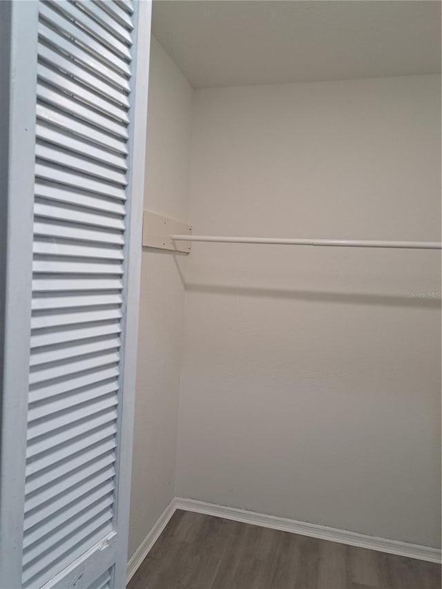 26 Clintwood Ave, Englewood, FL 34223 - walk in closet featuring dark wood-style flooring