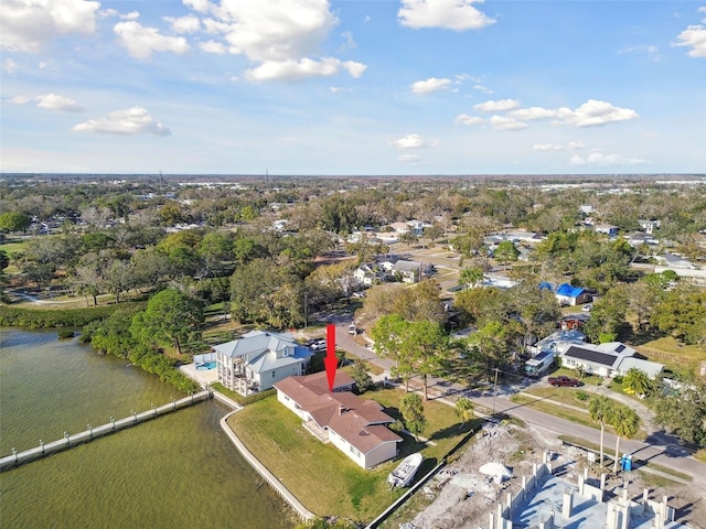 116 Shore Drive Pl, Oldsmar, FL 34677 - birds eye view of property featuring a water view