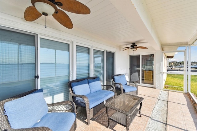 116 Shore Drive Pl, Oldsmar, FL 34677 - view of patio with an outdoor hangout area