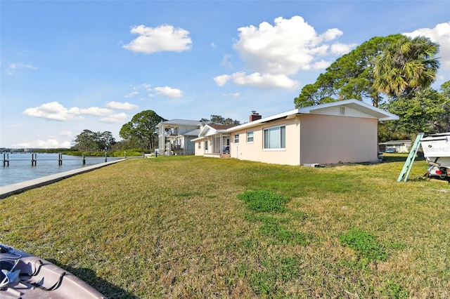 116 Shore Drive Pl, Oldsmar, FL 34677 - view of yard with a water view