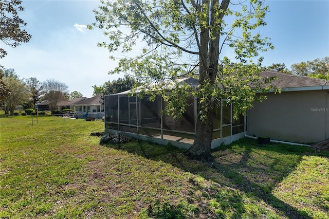 4575 NW 30th Pl, Ocala, FL 34482 - view of yard with a sunroom