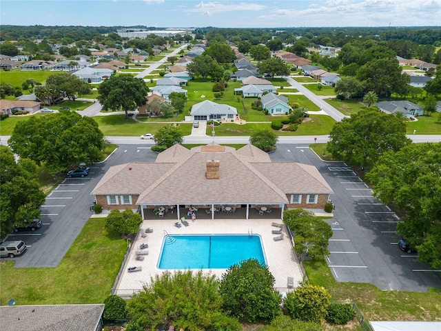4575 NW 30th Pl, Ocala, FL 34482 - drone / aerial view with a residential view