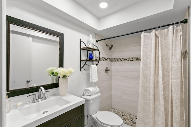 2650 Countryside Blvd Unit B102, Clearwater, FL 33761 - full bath featuring vanity, toilet, and tiled shower