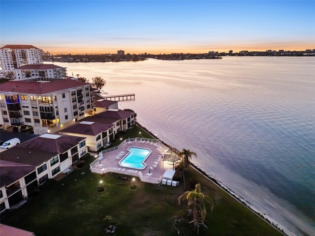 6140 Sun Blvd Unit 7, Saint Petersburg, FL 33715 - drone / aerial view of a large body of water