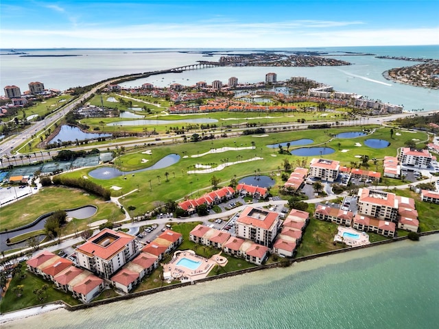 6140 Sun Blvd Unit 7, Saint Petersburg, FL 33715 - bird's eye view of a large body of water and a local golf course
