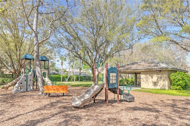 view of community playground