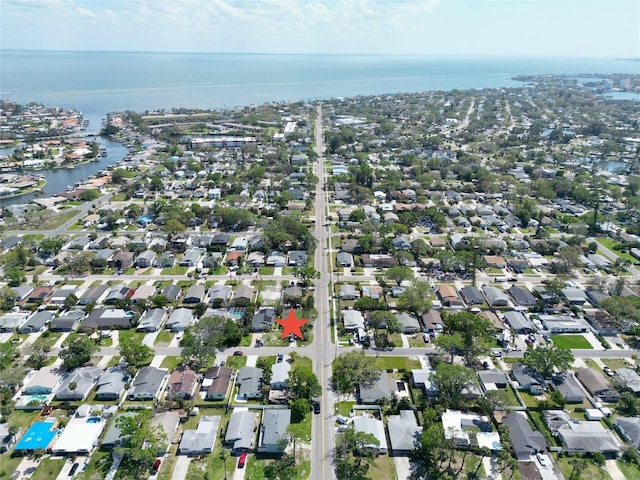 1800 New Hampshire Ave NE, Saint Petersburg, FL 33703 - aerial view with a water view and a residential view