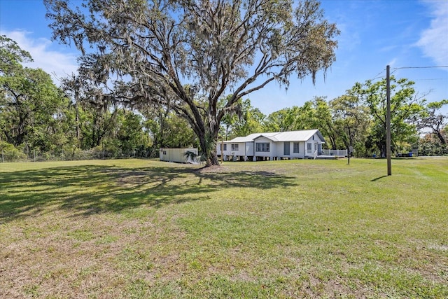view of yard