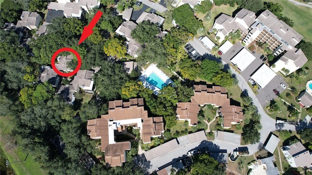 700 Starkey Rd Unit 821, Largo, FL 33771 - birds eye view of property featuring a residential view