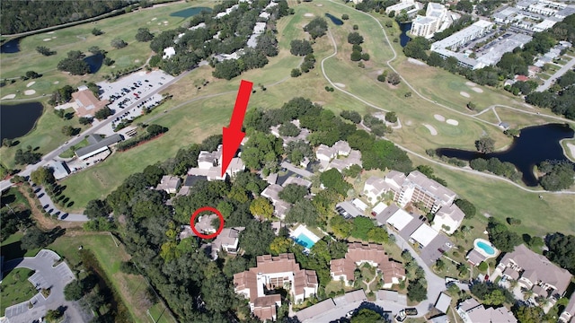 700 Starkey Rd Unit 821, Largo, FL 33771 - drone / aerial view with a water view and a residential view