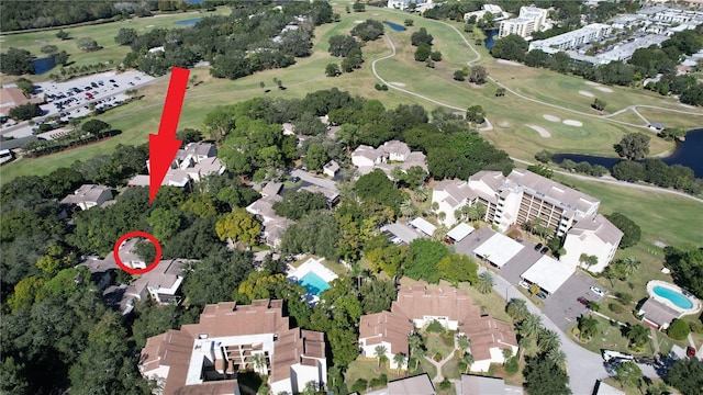 700 Starkey Rd Unit 821, Largo, FL 33771 - bird's eye view featuring view of golf course and a residential view