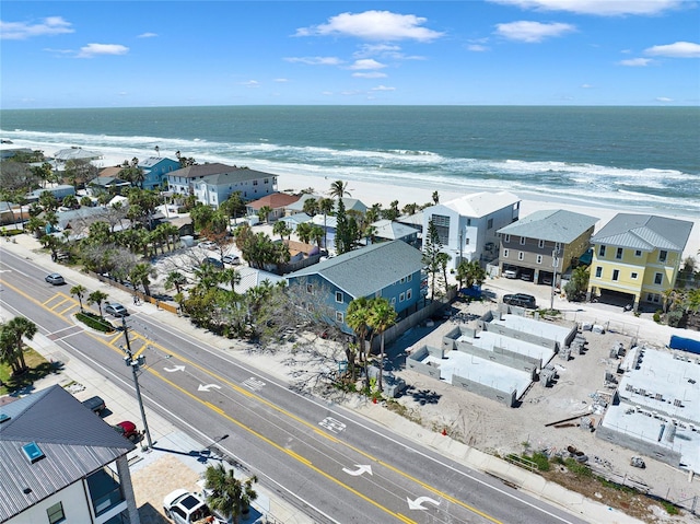 812 Gulf # 3, Indian Rocks Beach, FL 33785 - drone / aerial view with a residential view and a water view