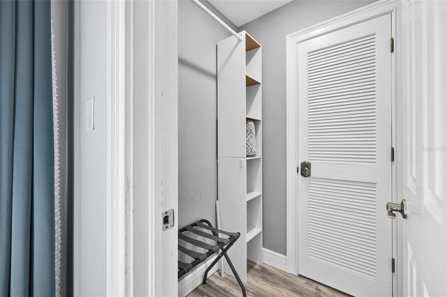 812 Gulf # 3, Indian Rocks Beach, FL 33785 - spacious closet featuring wood finished floors