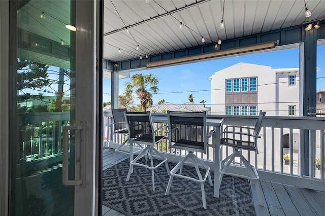 812 Gulf # 3, Indian Rocks Beach, FL 33785 - view of wooden terrace