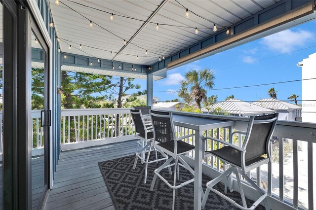 812 Gulf # 3, Indian Rocks Beach, FL 33785 - view of wooden deck