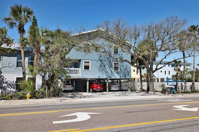 812 Gulf # 3, Indian Rocks Beach, FL 33785 - view of property with a carport